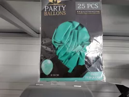 Lots de 25 ballons gonflables compatible air et hélium couleurs assorties, qualité prémium
